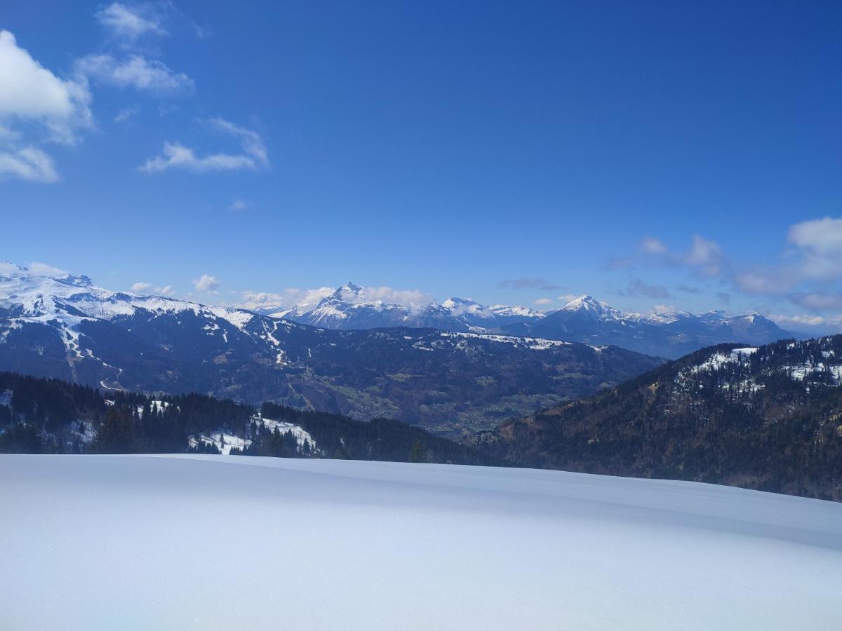 Samoens Residence Grand Tetras 4 Personnes Piscine Buitenkant foto